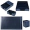 Dacasso Navy Blue 5-Piece Leather Desk Set, Bonded Leather DF-5002 - alternate 4